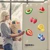 (US Local)6Pcs Acrylic Fruits Diamond Painting Fridge Magnet for Adults Beginners Craft Kit