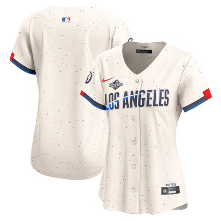 Women's Los Angeles Dodgers  Cream 2025 World Series City Connect Limited Jersey