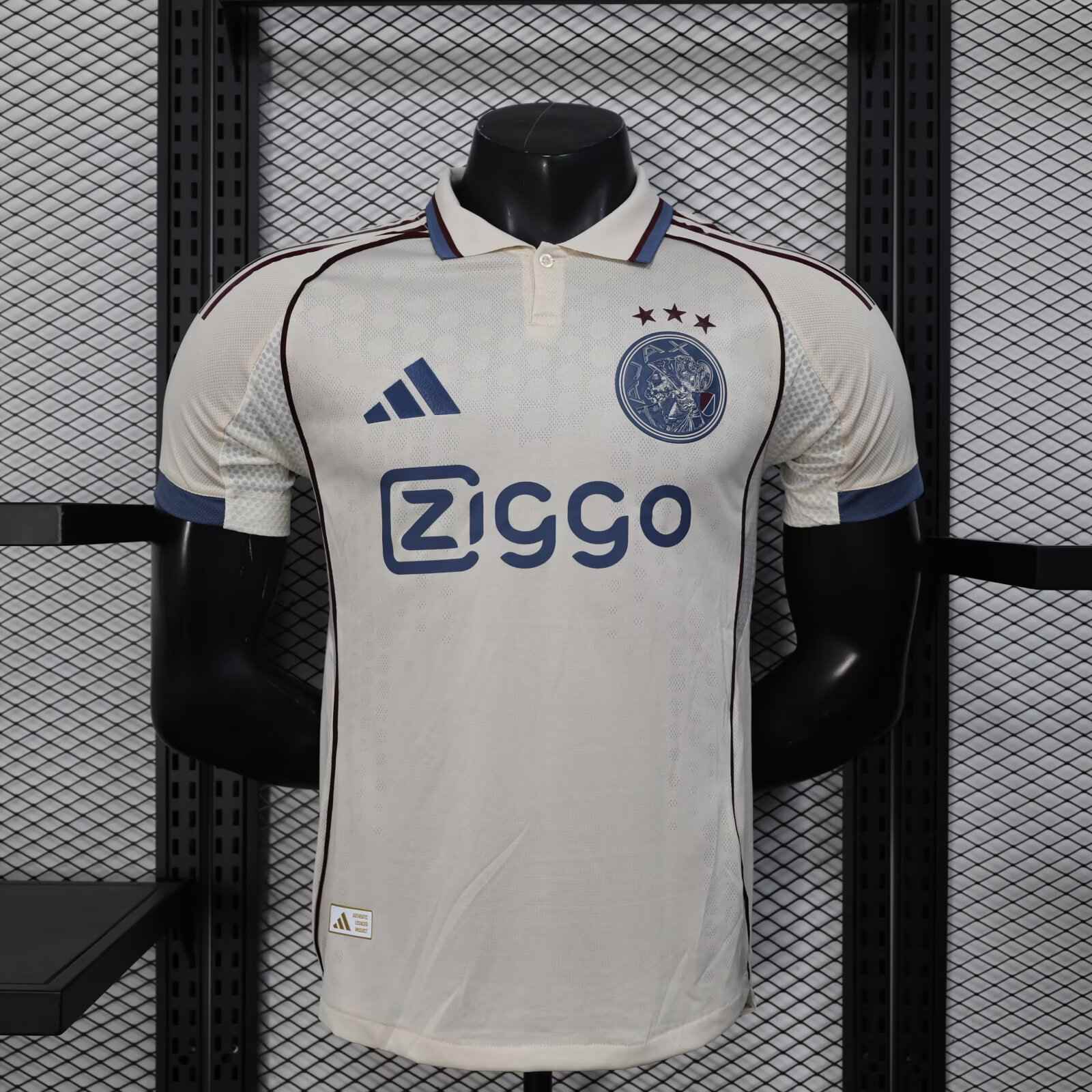 2025/2026 Player Version AFC Ajax Third Away Football Shirt 1:1 Thai Quality（The player version jersey is a bit tight, please pay attention to the size selection）