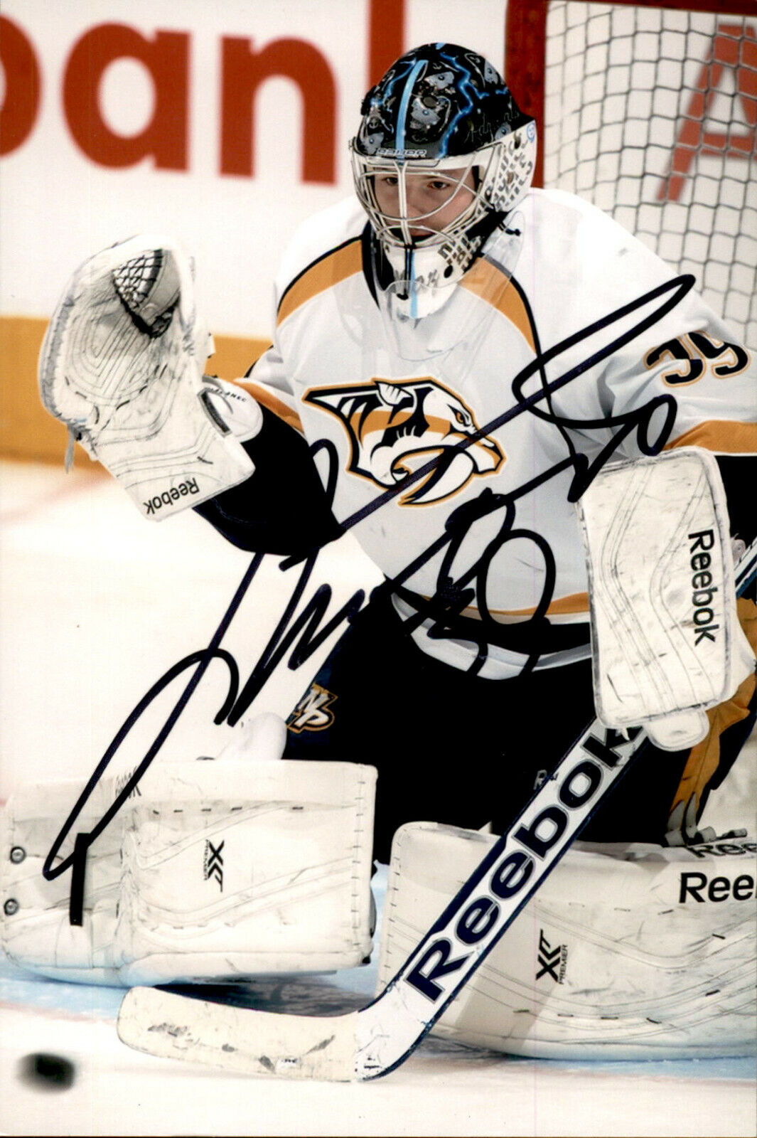 Marek Mazanec SIGNED 4x6 Photo Poster painting NASHVILLE PREDATORS #8