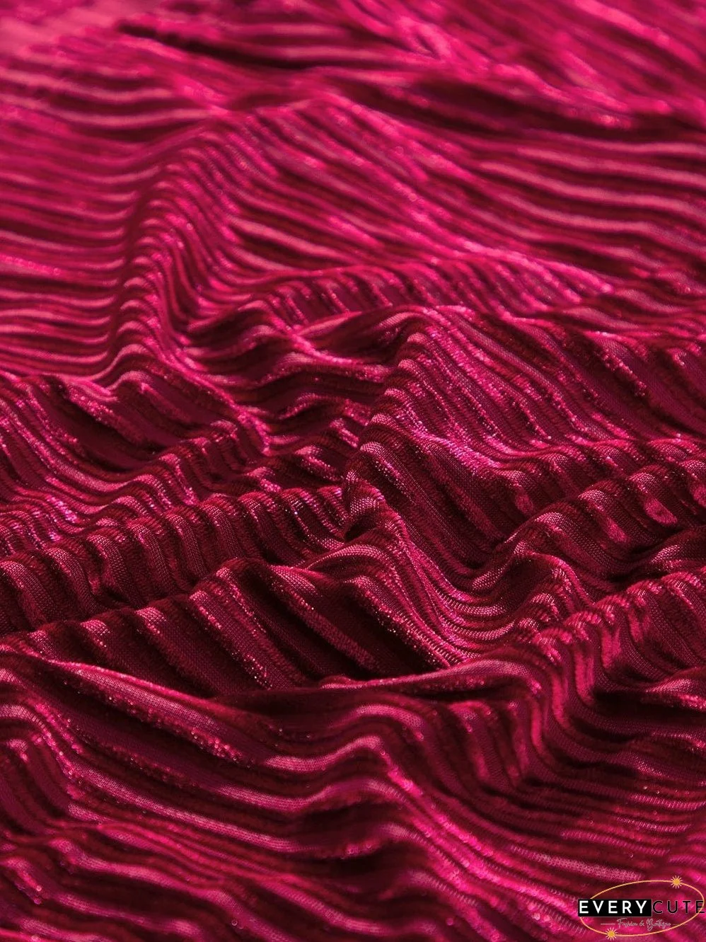 Ribbed Velvet Dress
