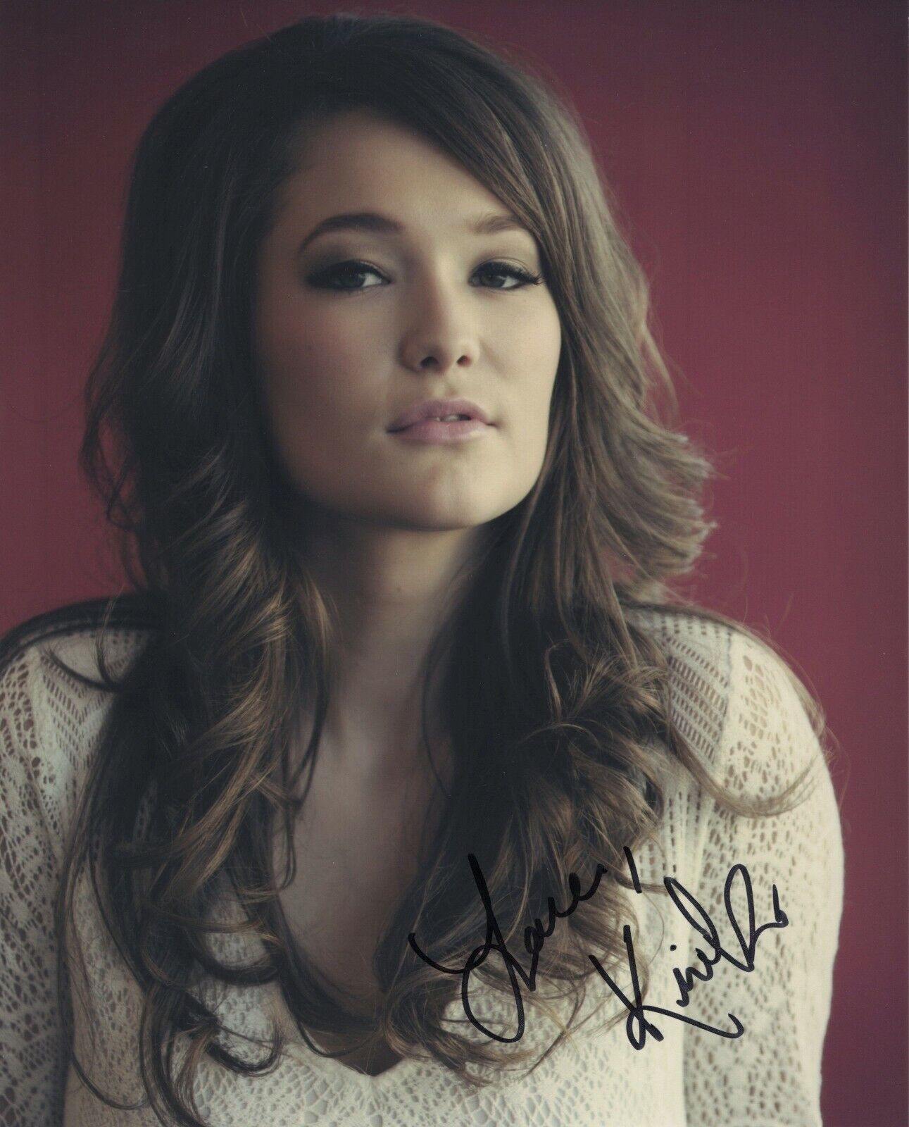 KIRA ISABELLA SIGNED AUTOGRAPH COUNTRY MUSIC 8X10 Photo Poster painting PROOF #4