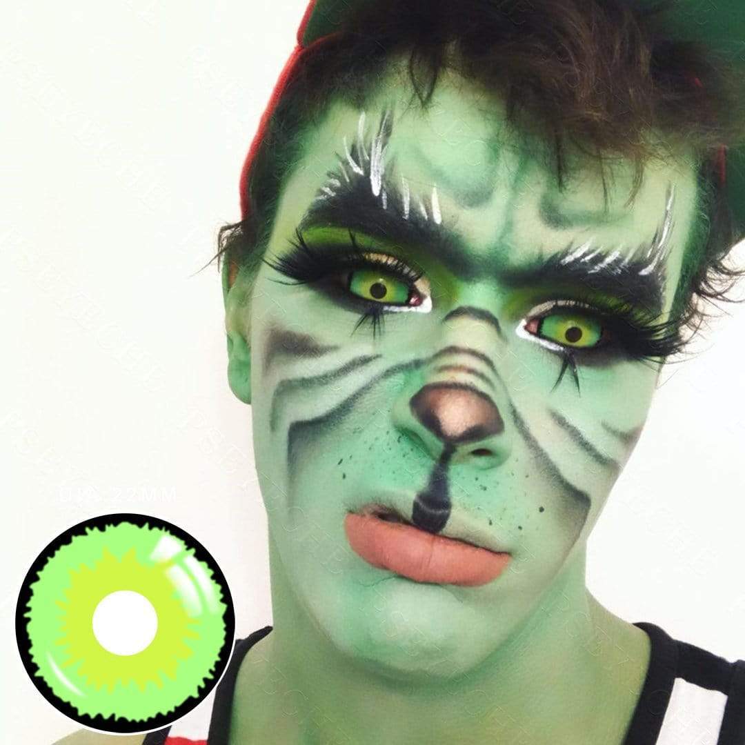 Green Demon Sclera Cosplay Contacts
