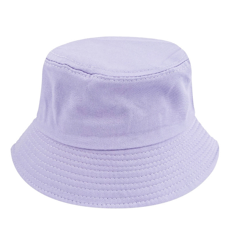 Solid Color Fisherman Hat Solid Color Light Board Pure Cotton Basin Hat Female