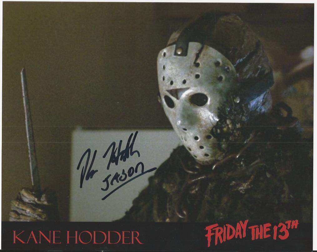 Kane Hodder - Friday the 13th signed Photo Poster painting