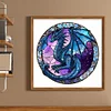 (Counted/Stamped) Pterosaur - 18CT Cross Stitch 20*20cm/7.87*7.87in