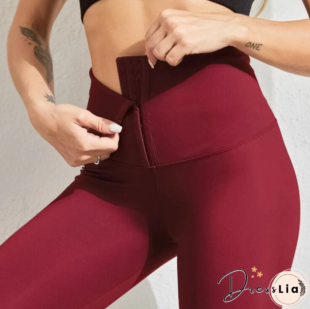 Seamless Waist Cicher Shapewear Sports Leggings