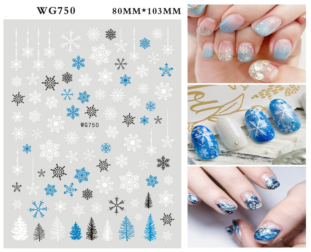 1PC Fall Leaf Flowers Line 3D Nail Sticker Mape Leaves Waves Pattern Decals Slider DIY Nail Art Decoration Wraps For Manicures-Nail Inspo