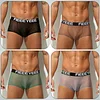 Men's Ice Silk Mesh Sexy Large Pouch 3D Breathable Boxer Briefs
