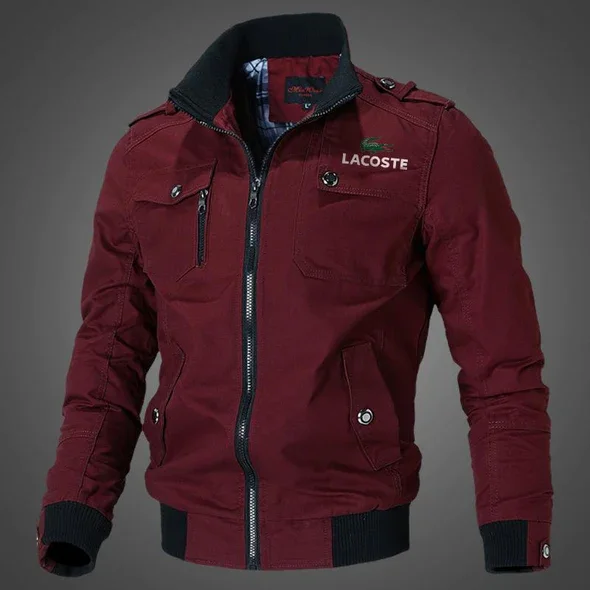Men's Casual Jacket With Stand-Up Collar