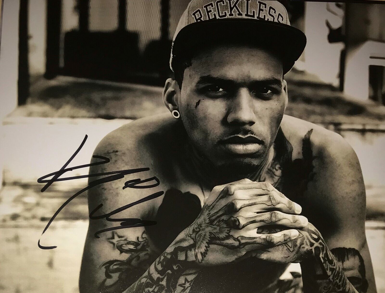 Kid Ink Rapper Show Me Main Chick Signed 8x10 Photo Poster painting Autographed COA E1