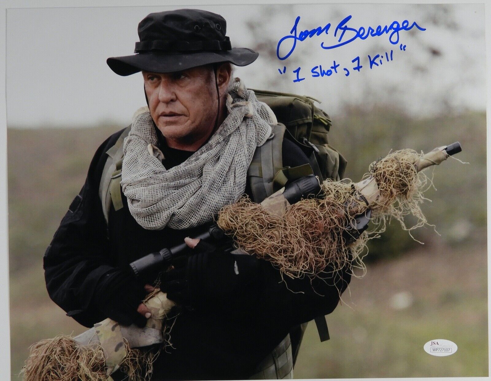 Tom Berenger Autograph JSA 11 x 14 Signed Photo Poster painting