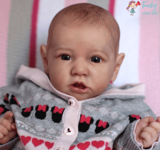 12 inch Upton Realistic Silicone Reborn Baby Doll Girl by Creativegiftss® Exclusively 2023 -Creativegiftss® - [product_tag] RSAJ-Creativegiftss®