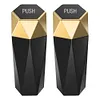 2Pcs Mini Car Trash Can with Lid Leakproof Vehicle Trash Bin Small Car Dustbin