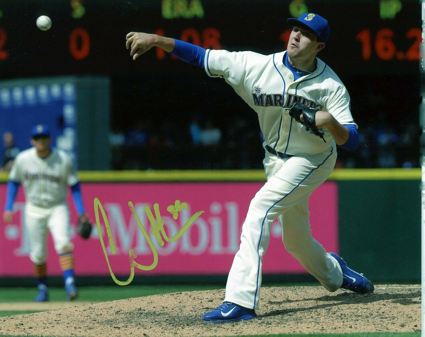 Carson Smith Autographed 8x10 Seattle Mariners#S619