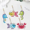 >SALE<5pcs Diamond Keychains Art Craft DIY Double-sided Kid Adult Gifts (YSGJ013)
