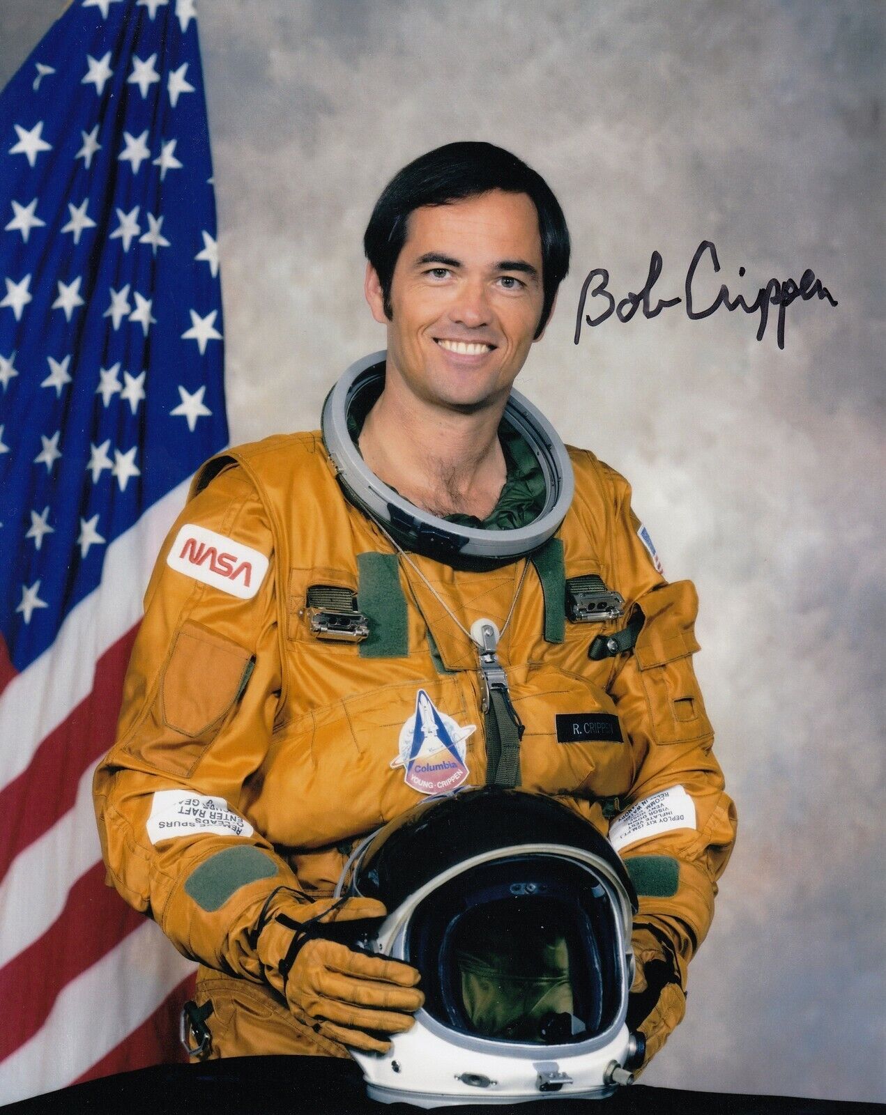 Robert Crippen #0 8x10 Signed Photo Poster painting w/ COA Astronaut 031719