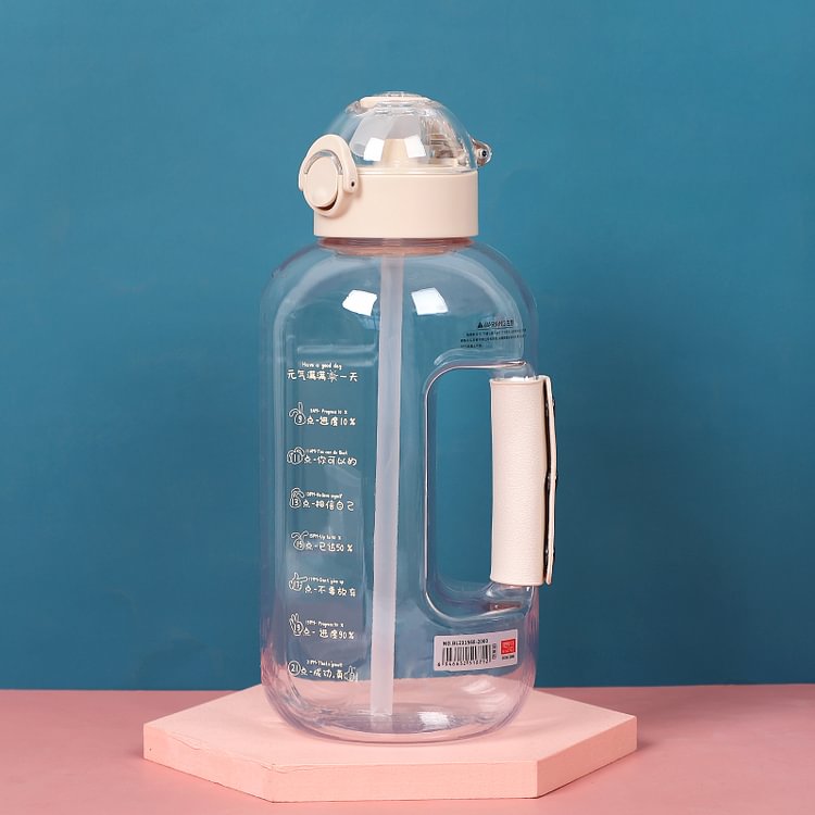JOURNALSAY Sports Large Capacity Portable Plastic Water Bottle