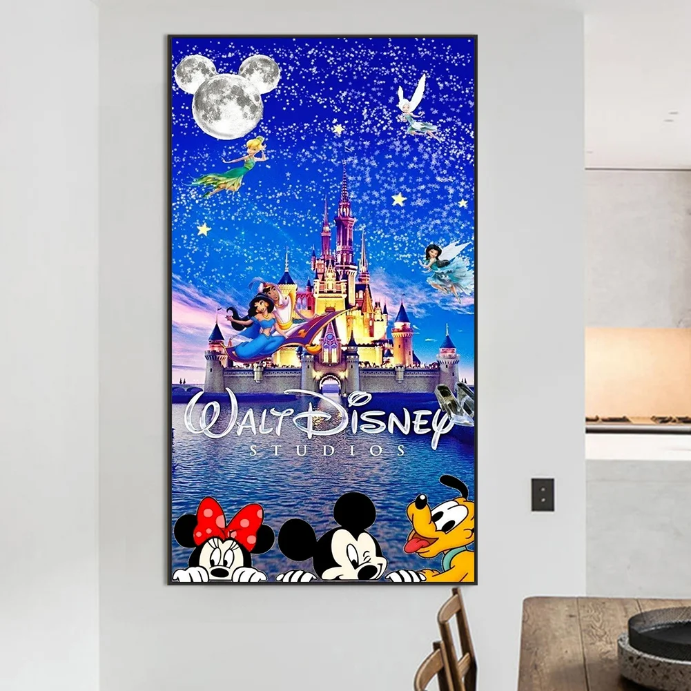 Diamond Painting - Full Round Drill - Disneyland Mickey Mouse(Canvas|50*80cm)