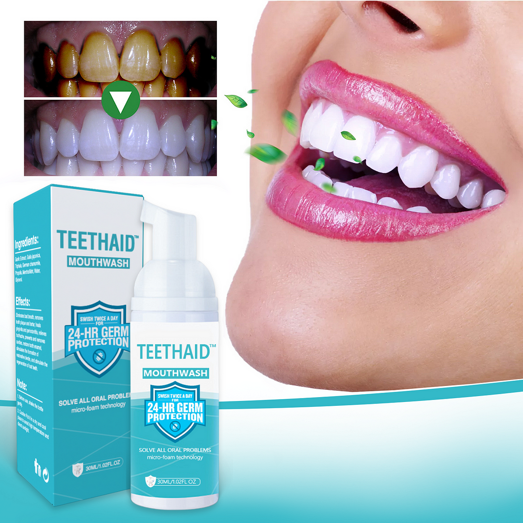 Teethaid™ Pure Herbal Super Whitening & Teeth & Mouth Repair Mousse⭐⭐⭐⭐⭐