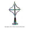 Metal Gyroscope Educational Gyro Relief Pressure Relieve Tool for Traditional Stress Gyroscope Toy Metal Anti Gravity Rotating Desk Gyroscope Flying Motion Balance Physics Toy Educational Training Gift