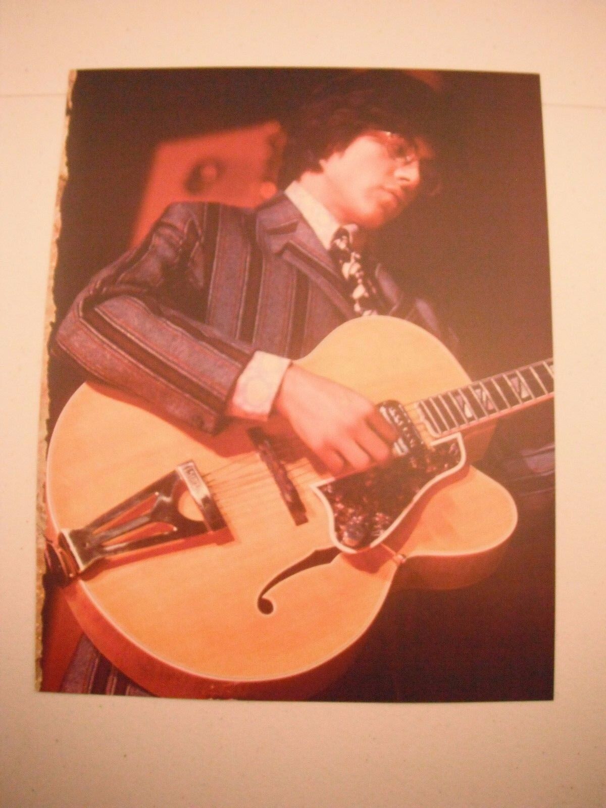 Larry Coryell Guitarist 12x9 Coffee Table Book Photo Poster painting Page