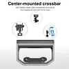 Motorcycle Navigation Bracket 4mm Carbon Steel Smartphone Navigation Holder Wear Resist Motorcycle Front Extension Crossbar for 2025 PCX160 Accessories