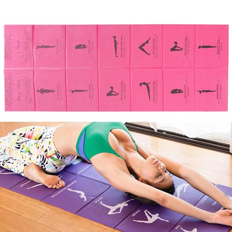 YM15C Portable Travel Thick Fold Yoga Pad Student Nnap Mat, Thickness: 5mm 