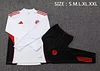Joyfball 2025/2026 Bayern Munich Half-Pull Training Suit White Football Shirt 1:1 Thai Quality
