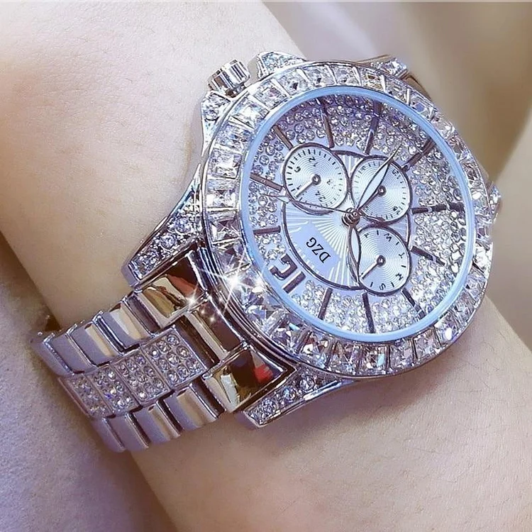 Ladies Casual Women's Bracelet Crystal Watches-VESSFUL