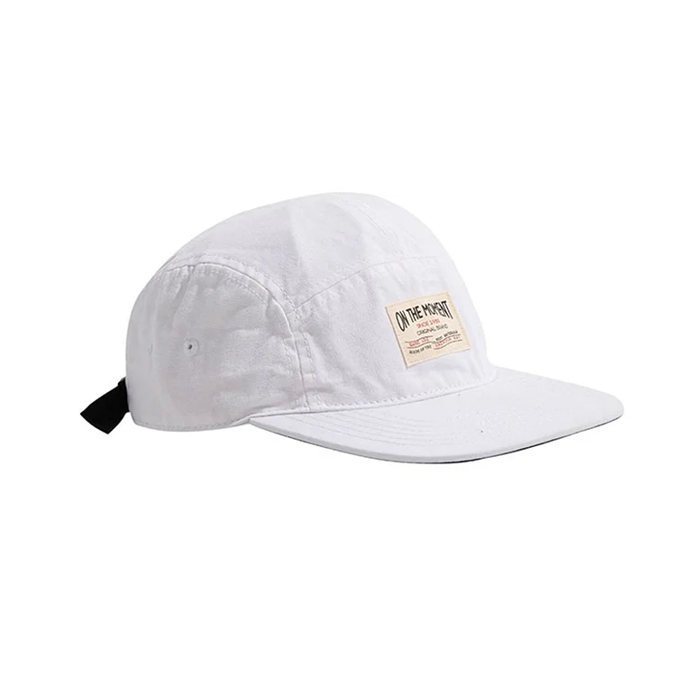 Unisex Flat Brim Hat Embroidery Patch Baseball Cap Women Hip Hop Casual Flat Brimmed Snapback Hat Outdoor Sports Men Cap Bone