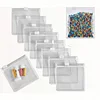 30/50pcs Reusable Self-Sealing Zipper Pouches - Clear Plastic Organizer Bags with Zipper Closure, Portable Storage for Diamond Drills,Rings, Earrings, Necklaces Small Things