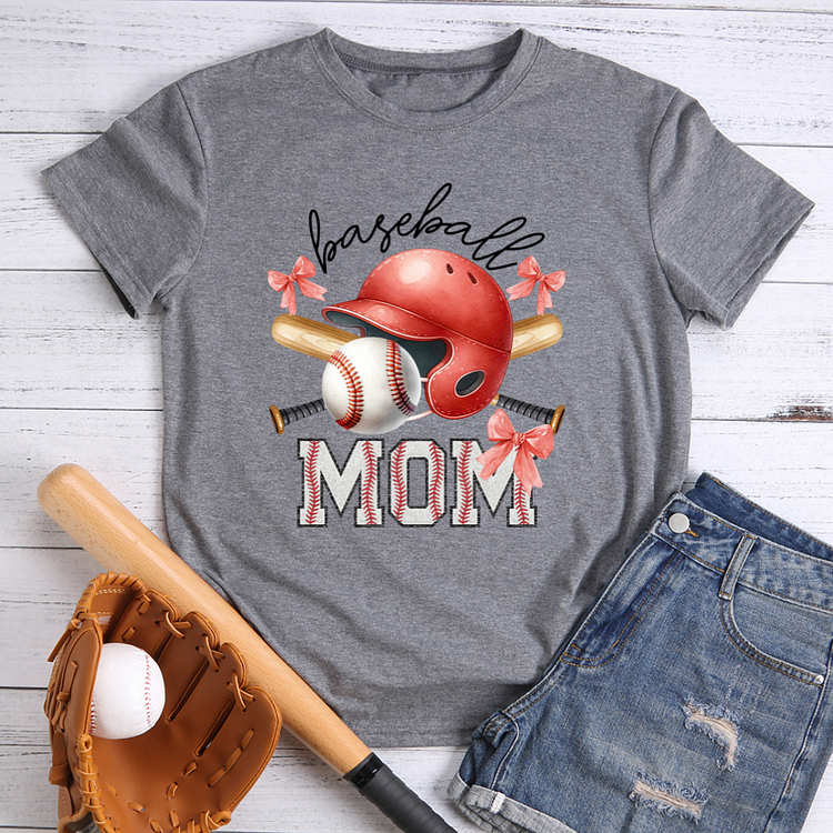 AL™ Baseball MOM T-shirt Tee -xn0429-1-Annaletters