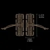 2pcs Cummerbund Quick Release Buckle Wide Compatibility for Airsoft Combat