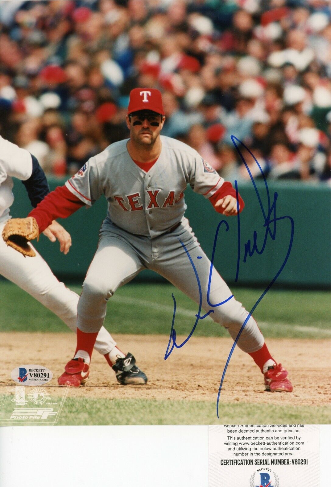 Will Clark SF Giants Rangers Signed Autographed 8x10 Picture Photo Poster painting Beckett BAS