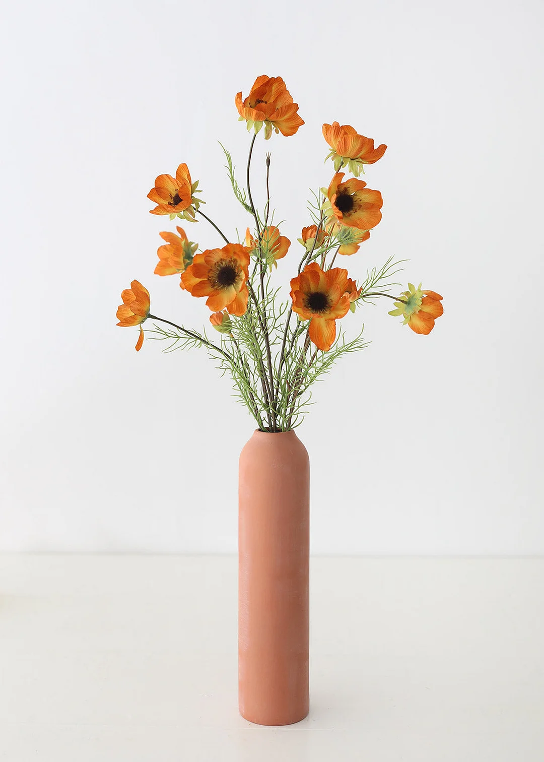 Orange Yellow Fake Cosmos Wildflowers - 27"