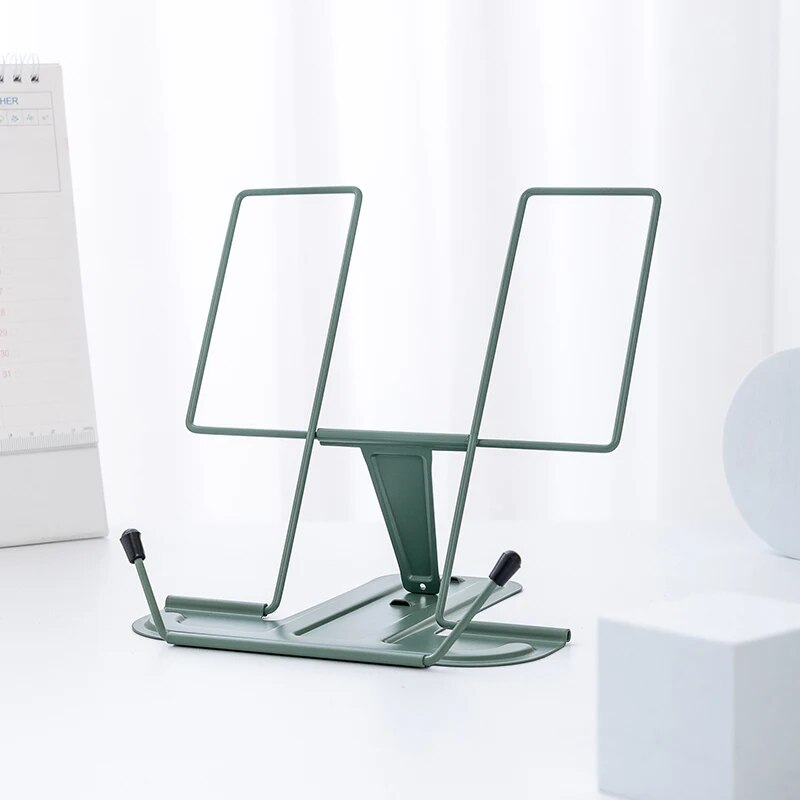 Journalsay 1 Pc Multifunctional Eye Protection Folding Reading Shelf Portable Iron Book Stand