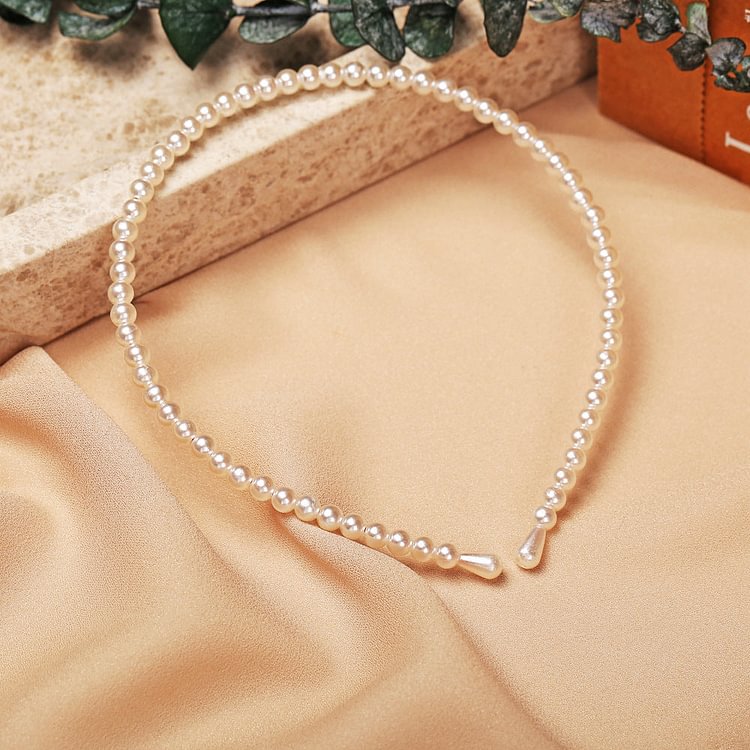 Pearl Hair Band fairy hair ornament retro headband