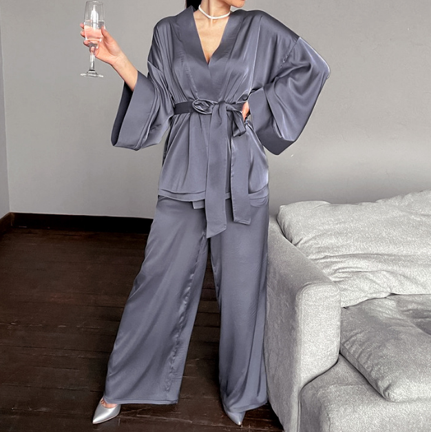 Ladies Fashion Solid Color Home Leisure Set MusePointer