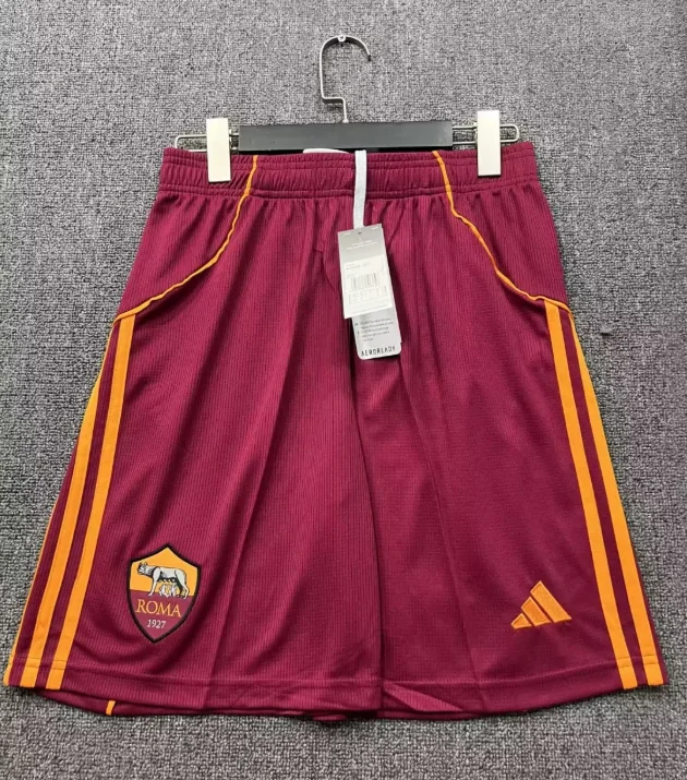 25/26 AS Roma Home Shorts Fan Edition