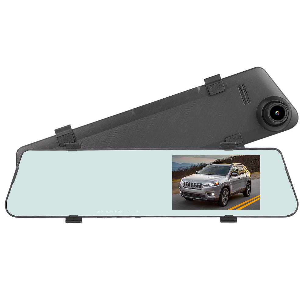 

L700 1080P Car DVR Camera Ultra Slim Rearview Mirror Night Vision Dashcam, With 16gb tf, 501 Original