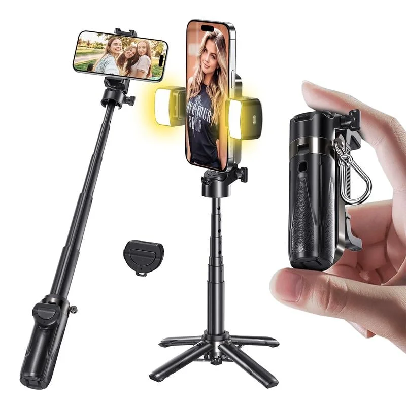 🔥Hot Sale🔥 Multifunctional Portable Selfie Stick 📱✨
