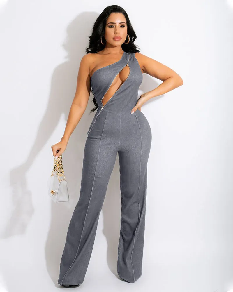 IN THE DETAILS DENIM JUMPSUIT