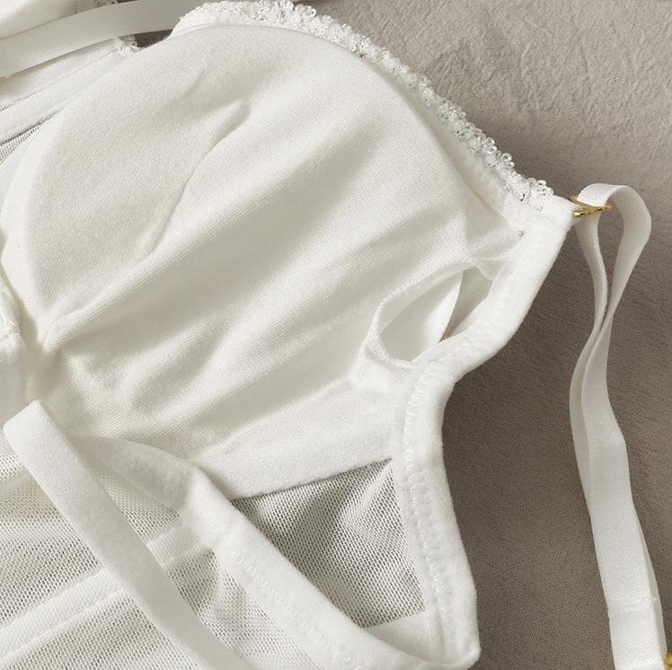 robbie bustier crop top