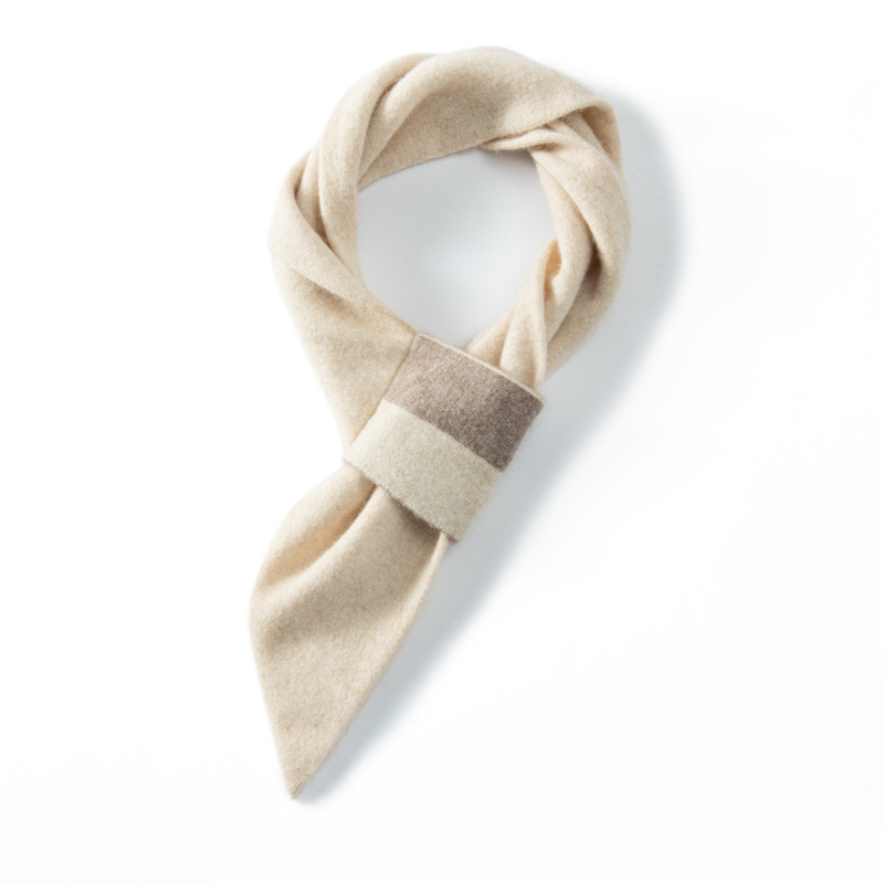 100% Cashmere Neck Scarf Simple Style REAL SILK LIFE