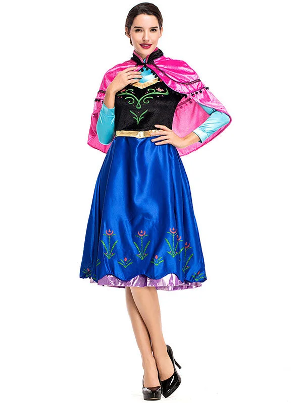 Snow Queen Cosplay Princess Costume Halloween Costume-elleschic