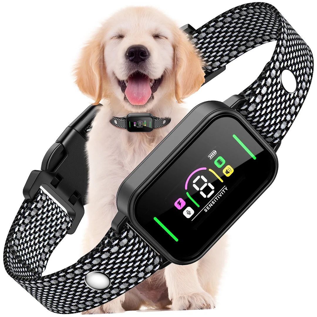 BEBANG Dog Bark Collar,7 Modes Bark Collar for Large Medium Small Dogs, Anti Barking Collar with 8 Adjustable Sensitivity