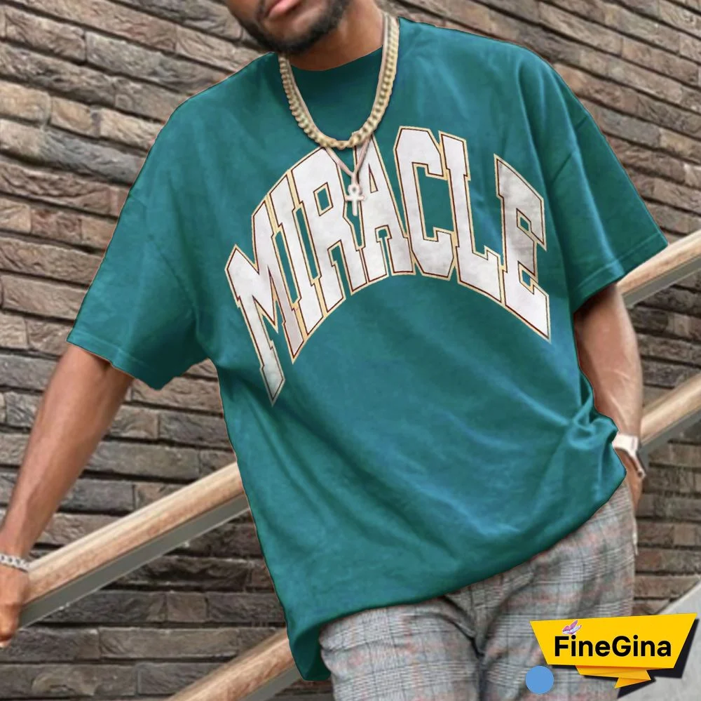 Retro Oversized Miracle Men's T-Shirt