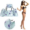 Inflatable Pool Lounge Chair Foldable Adult Water Sofa Float with Backrest Blow Up Floating Hammock for Lake Beach Backyard &  Parties