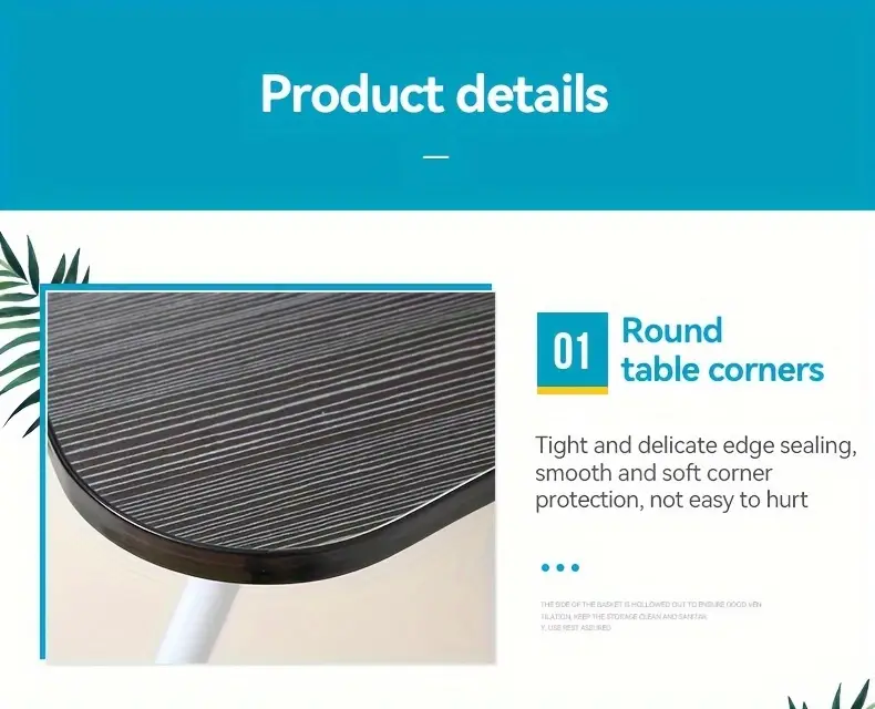 1pc Bed Folding Table, Desk, Laptop Table, Dining Table, Lazy Folding Small Table details 4